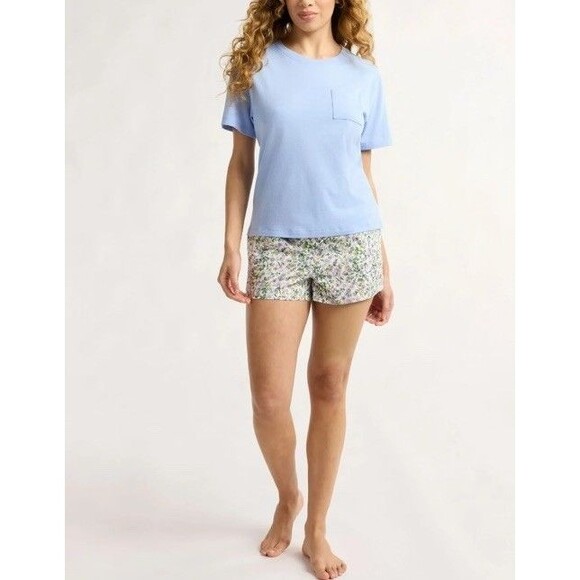 Joyspun Women’s Floral Pajama Boxer Sleep Shorts Size Large (12-14) Never Worn - Picture 2 of 11